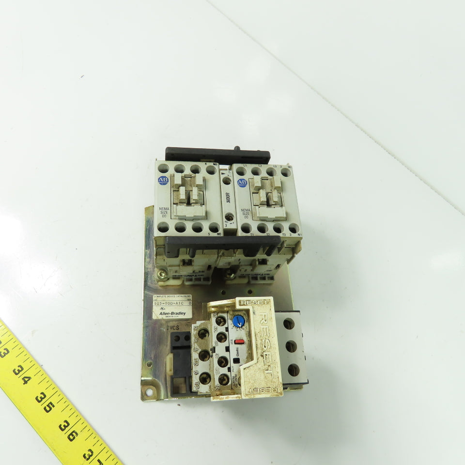 Allen Bradley 505-TOD-A1C 3Ph Reversing Motor Starter 600VAC 120V Coil
