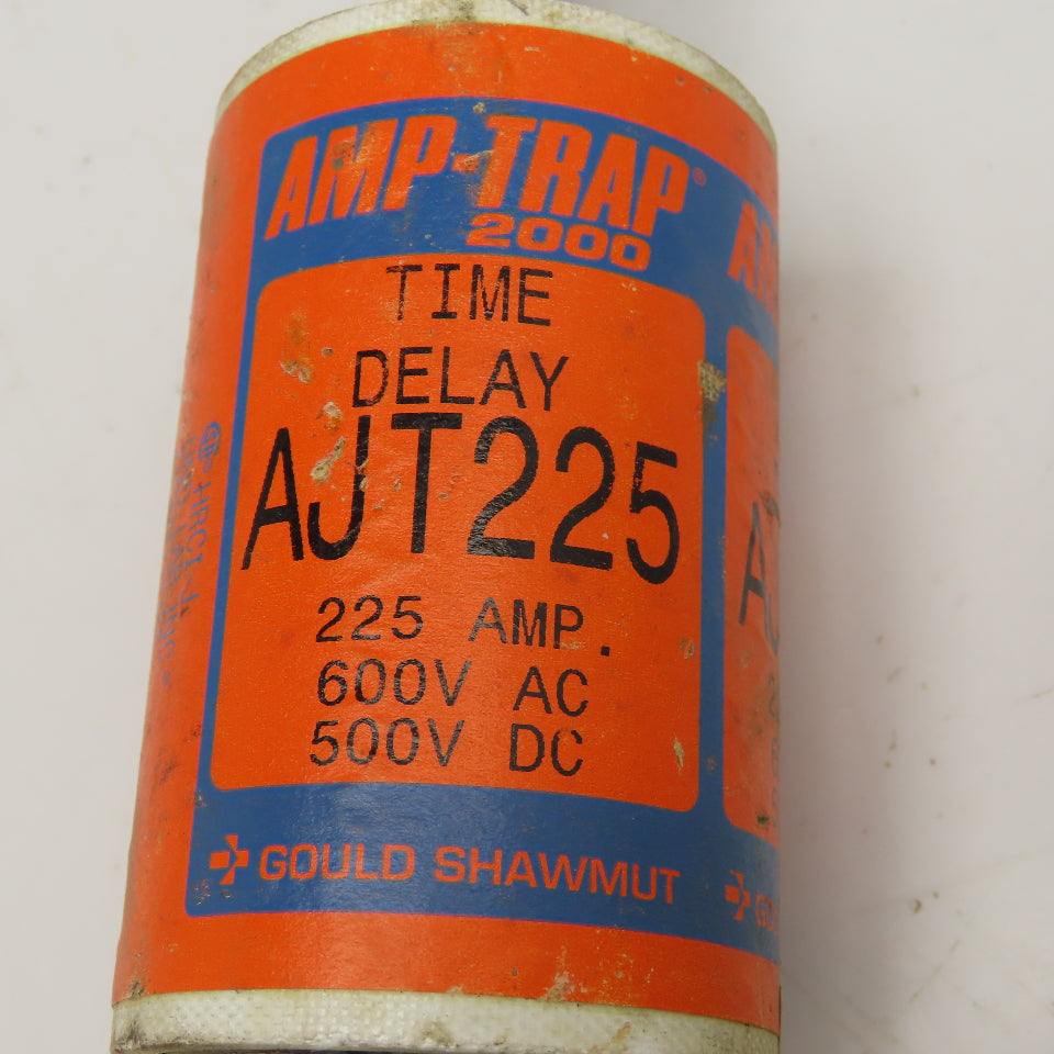 Gould Shawmut AJT225 Amp-Trap 225A 600VAC 500VDC Class J Time Delay Fuse