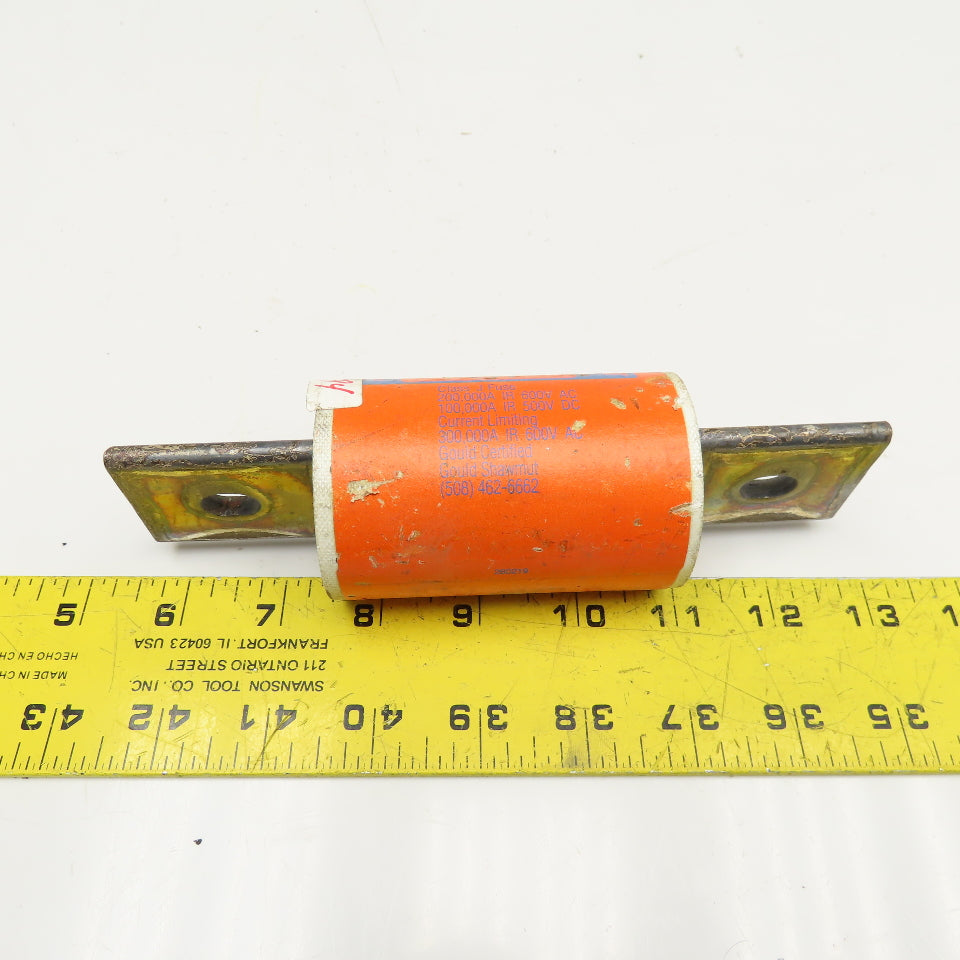 Gould Shawmut AJT225 Amp-Trap 225A 600VAC 500VDC Class J Time Delay Fuse