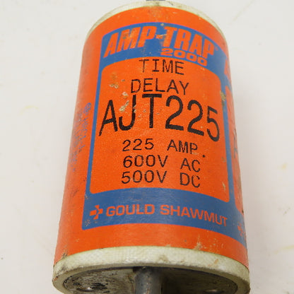 Gould Shawmut AJT225 Amp-Trap 225A 600VAC 500VDC Class J Time Delay Fuse