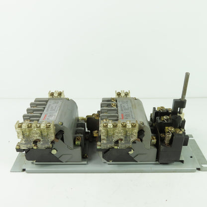 Furnas 22DP32AFE6 Ser B 600VAC Reversing Motor Starter 27A 120V Coil 22DP32A*E6