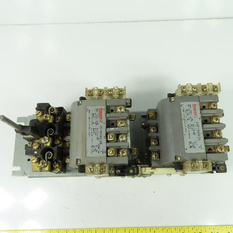 Furnas 22DP32AFE6 Ser B 600VAC Reversing Motor Starter 27A 120V Coil 22DP32A*E6
