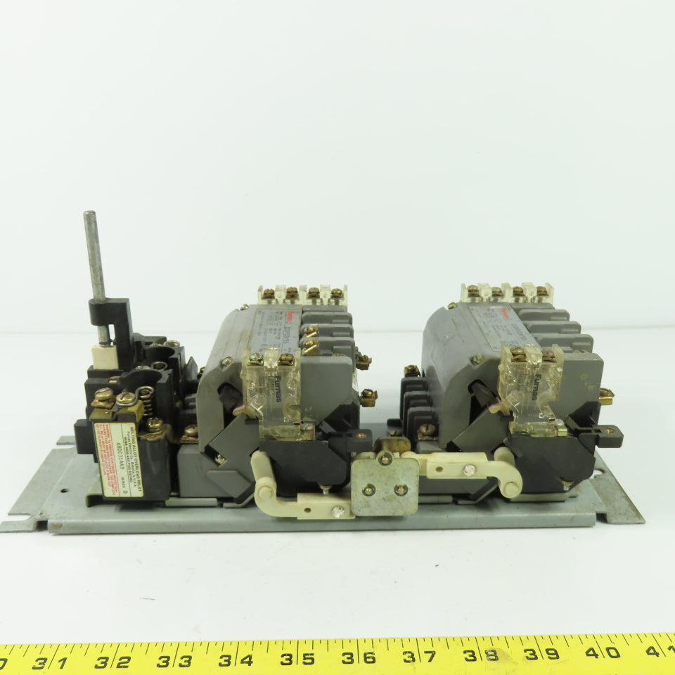 Furnas 22DP32AFE6 Ser B 600VAC Reversing Motor Starter 27A 120V Coil 22DP32A*E6