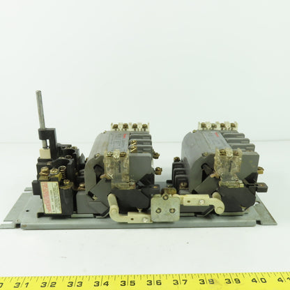 Furnas 22DP32AFE6 Ser B 600VAC Reversing Motor Starter 27A 120V Coil 22DP32A*E6