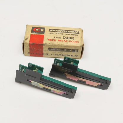 Cutler Hammer D40RPG Powereed Normally Open Reed Relay NOS Set Of 2