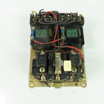 Allen Bradley 705-TAA Ser K Size 00 3-Pole Reversing Starter 3/4-2Hp 240V Coil