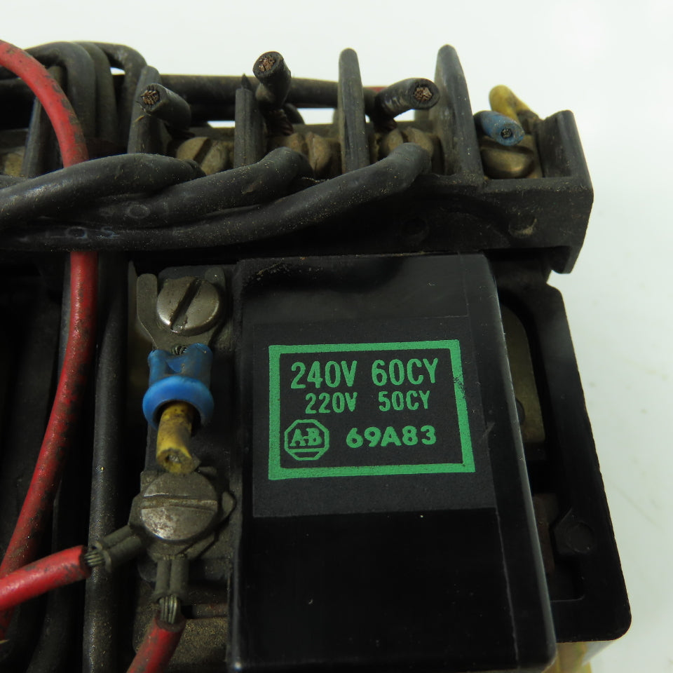 Allen Bradley 705-TAA Ser K Size 00 3-Pole Reversing Starter 3/4-2Hp 240V Coil