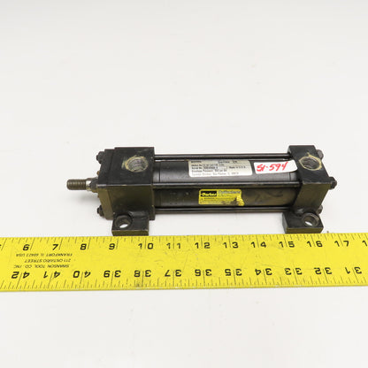 Parker 01.50 C2AU14A 4.000 1-1/2" Bore 4" Stroke Double Acting Air Cylinder