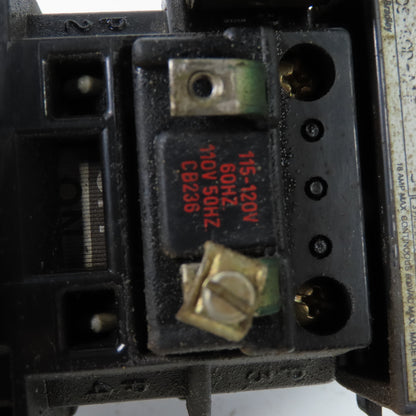 Allen Bradley 509-AOD-A1F Nema Size 0 Motor Starter 5HP 120V Coil W/592-A1FA
