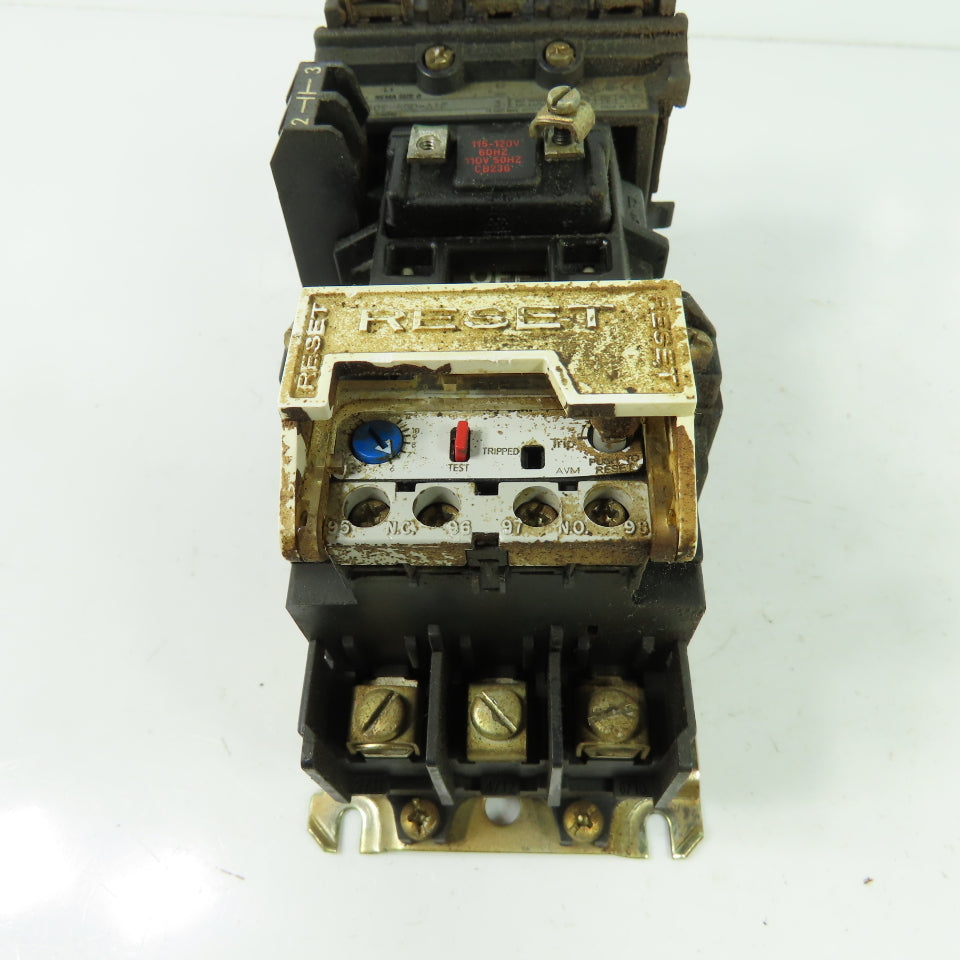 Allen Bradley 509-AOD-A1F Nema Size 0 Motor Starter 5HP 120V Coil W/592-A1FA