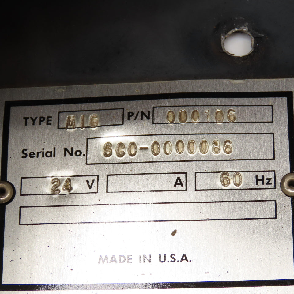 Dana Type MIG 0001036 MIG Welding Oxygen Shielding Gas Controller 24V