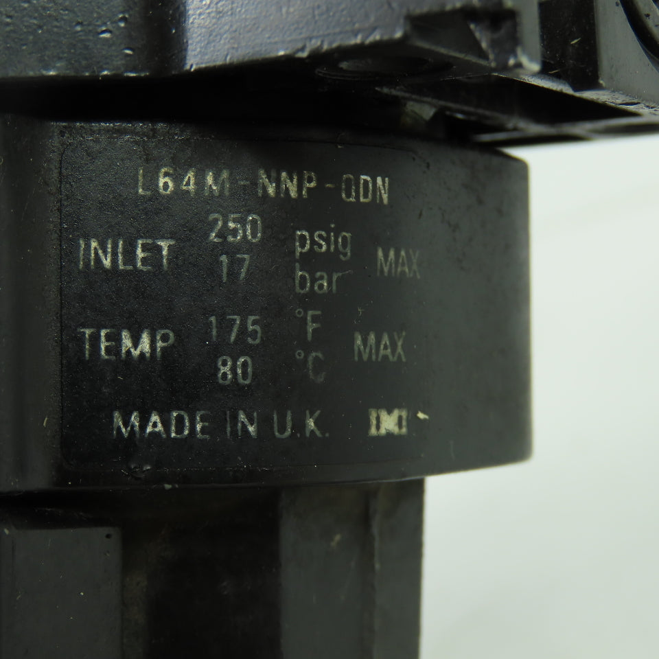 Norgren L64M-NNP-QDN Pneumatic Filter Regulator 250PSI F64G-NNN-QD3
