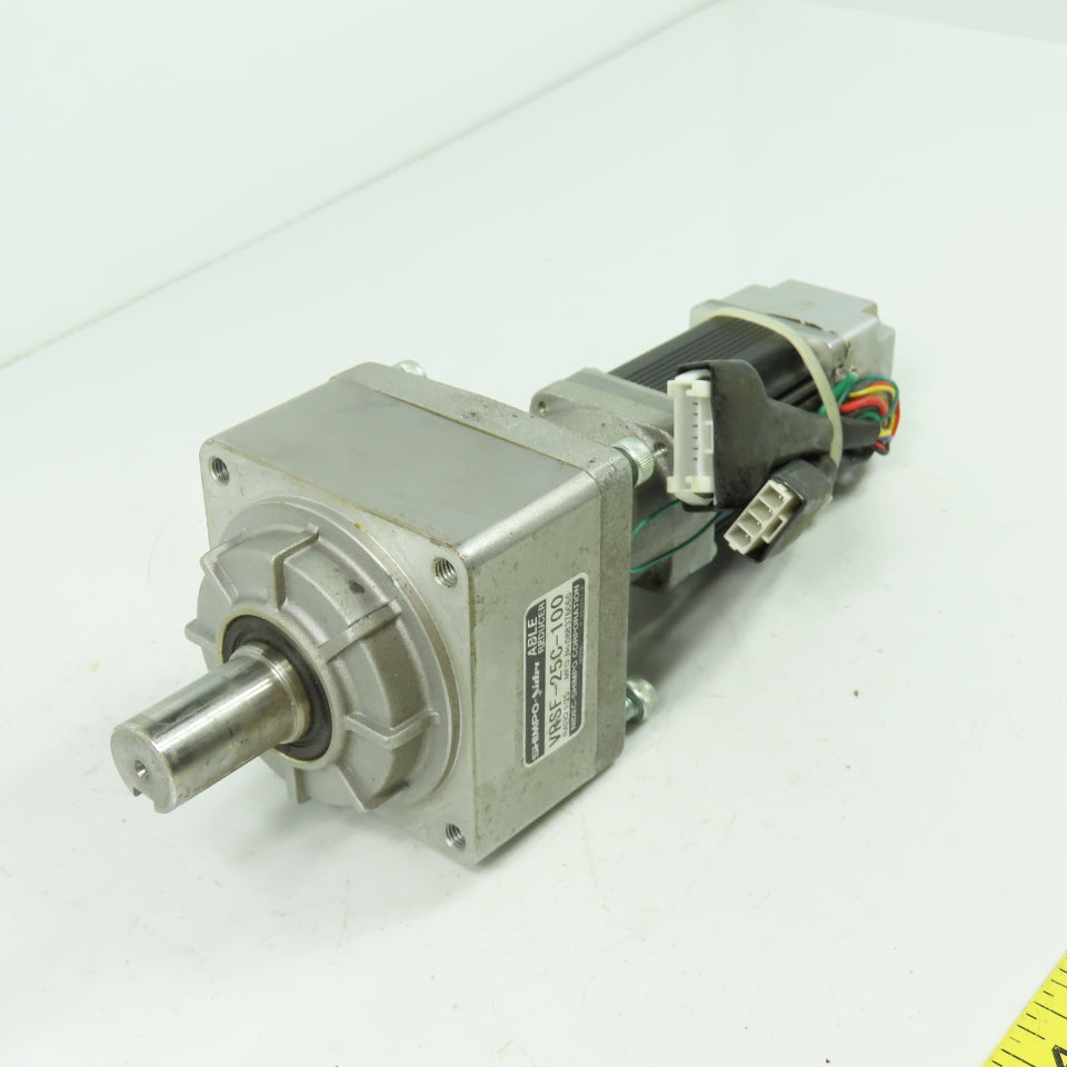 Nidec Shimpo VRSF-25C-100 1:25 Ratio Gear Reducer W/ M-Z1-IAA100-TA Servo Motor