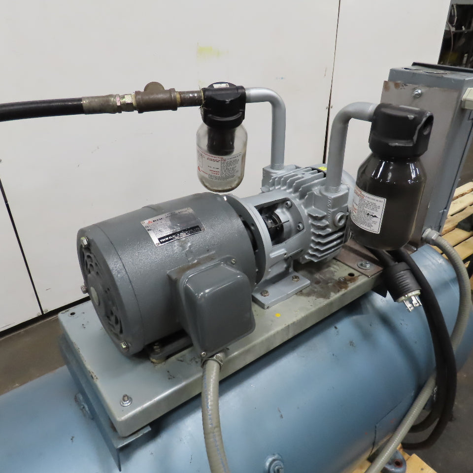 Gast 2067-V108 80 Gallon Tank Vacuum Pump System 1-1/2Hp 230/460V