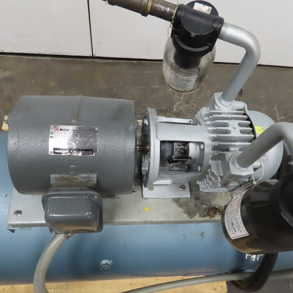 Gast 2067-V108 80 Gallon Tank Vacuum Pump System 1-1/2Hp 230/460V