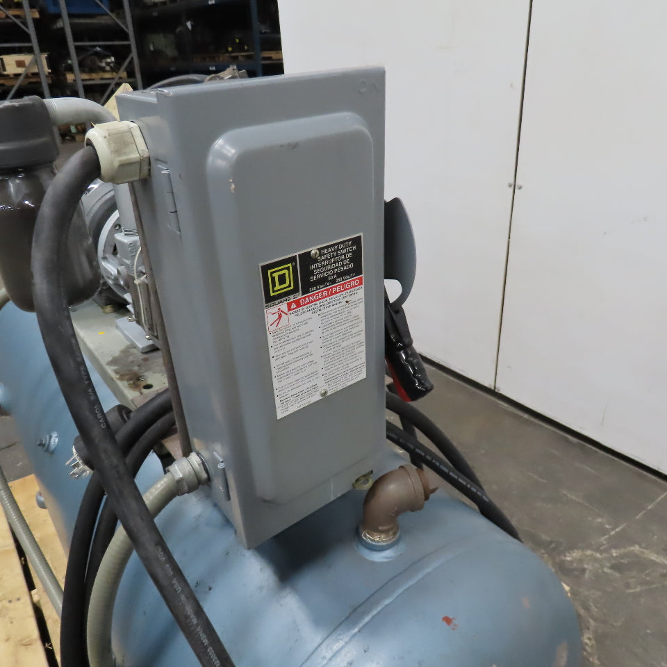 Gast 2067-V108 80 Gallon Tank Vacuum Pump System 1-1/2Hp 230/460V