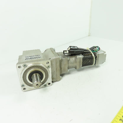 Nidec Shimpo EVSC-15B-100 1:15 Ratio Gear Reducer W/ M-Z1-IAA100-TA Servo Motor