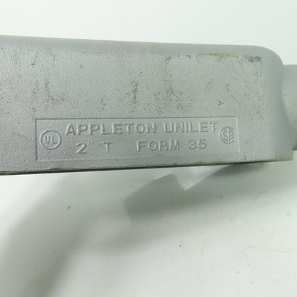 Appleton Unilet 2" T Form 35 Conduit Body Lot Of 2