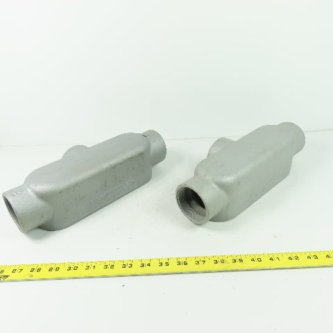 Appleton Unilet 2" T Form 35 Conduit Body Lot Of 2