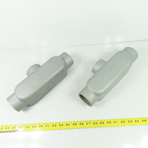 Appleton Unilet 2" T Form 35 Conduit Body Lot Of 2