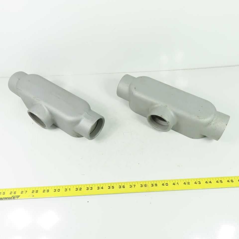 Appleton Unilet 2" T Form 35 Conduit Body Lot Of 2