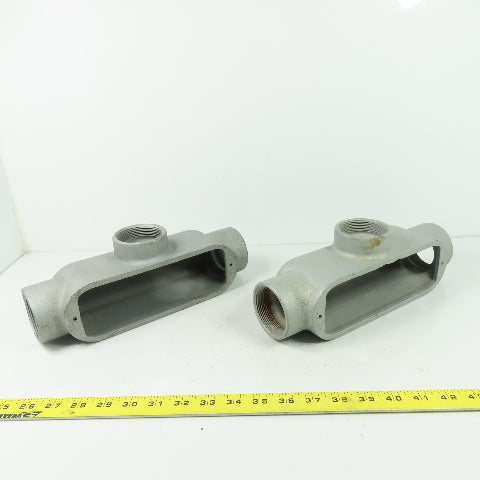 Appleton Unilet 2" T Form 35 Conduit Body Lot Of 2