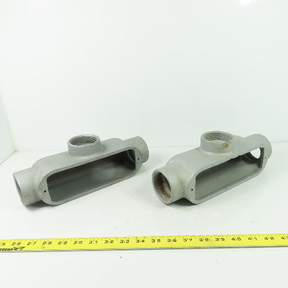 Appleton Unilet 2" T Form 35 Conduit Body Lot Of 2