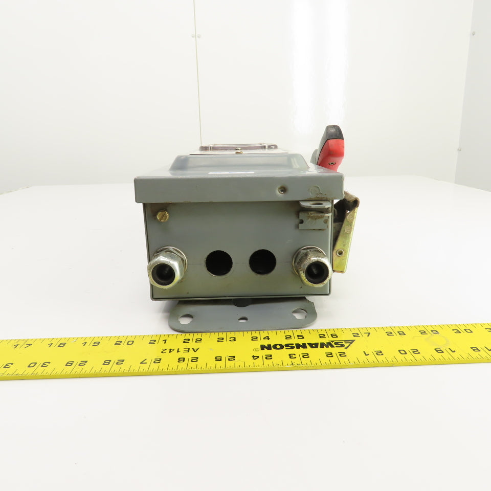 Square D CHU361AWK 30A 600V Heavy Duty Non-Fusible Safety Disconnect Switch 3PH