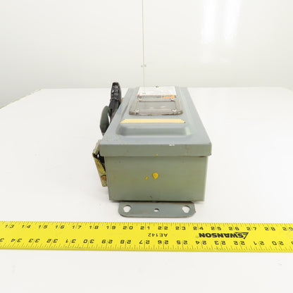 Square D CHU361AWK 30A 600V Heavy Duty Non-Fusible Safety Disconnect Switch 3PH