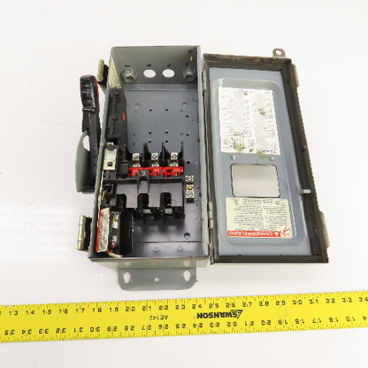 Square D CHU361AWK 30A 600V Heavy Duty Non-Fusible Safety Disconnect Switch 3PH