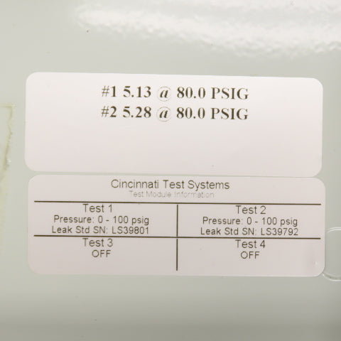Cincinnati Sentinel M24-2DEN-PS1000-PS1000 Multi-Station Leak Test Instrument