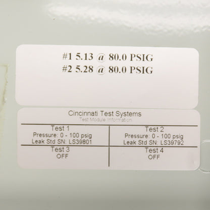 Cincinnati Sentinel M24-2DEN-PS1000-PS1000 Multi-Station Leak Test Instrument