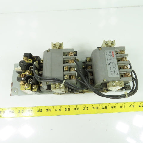 Furnas 22DP32AFE3 Size 1 3Ph Reversing Motor Starter 27A 600VAC 120V Coil