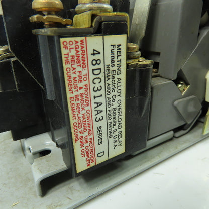 Furnas 22DP32AFE3 Size 1 3Ph Reversing Motor Starter 27A 600VAC 120V Coil