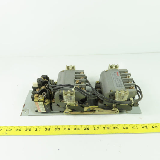 Furnas 22DP32AFE3 Size 1 3Ph Reversing Motor Starter 27A 600VAC 120V Coil