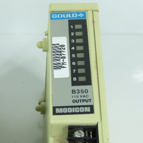 Gould B350 Modicon 115VAC Output Module Lot Of 2