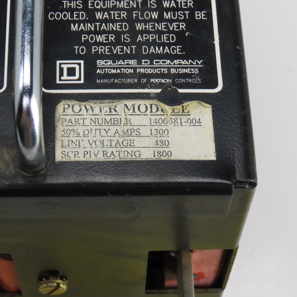 Square D 1400581-004 Power Module 480V 50% Duty Amps 1300 W/ Pertron 02411