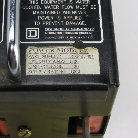 Square D 1400581-004 Power Module 480V 50% Duty Amps 1300 W/ Pertron 02411