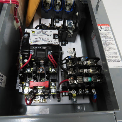 Square D 8538SBG13V81CFF4P51TX11 Size 0 Combination Motor Starter 30A Fusible