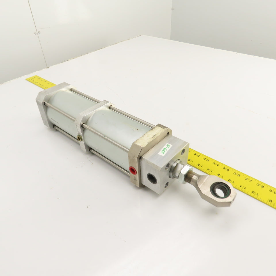 Hagemeyer 000-125-1209 2-Stage Aluminum Air Cylinder 105mm Bore 120mm Stroke