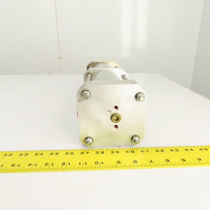 Hagemeyer 000-125-1209 2-Stage Aluminum Air Cylinder 105mm Bore 120mm Stroke