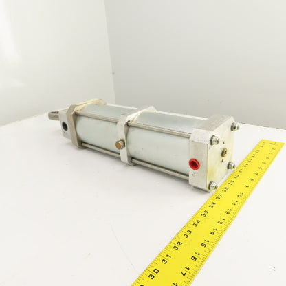 Hagemeyer 000-125-1209 2-Stage Aluminum Air Cylinder 105mm Bore 120mm Stroke