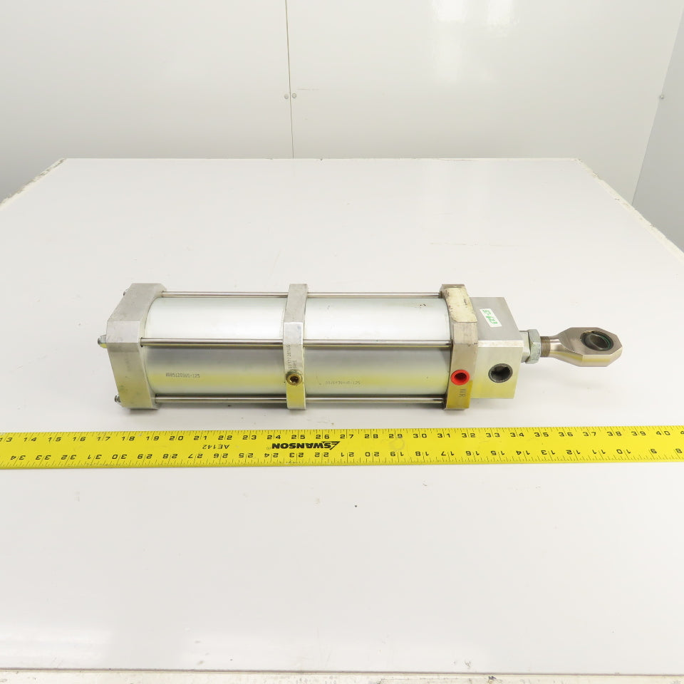 Hagemeyer 000-125-1209 2-Stage Aluminum Air Cylinder 105mm Bore 120mm Stroke