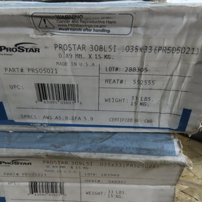 ProStar PRS05023 309LSI 0.035 x 33lbs Stainless Steel Mig Welding Wire Spool