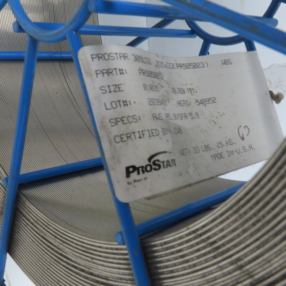 ProStar PRS05023 309LSI 0.035 x 33lbs Stainless Steel Mig Welding Wire Spool