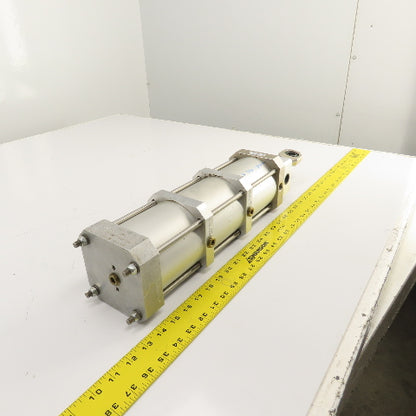 Savair 92-200-25-1200 Multi-Stage Air Cylinder 100mm Bore 64mm Stroke