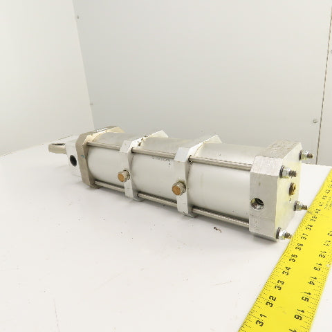 Savair 92-200-25-1200 Multi-Stage Air Cylinder 100mm Bore 64mm Stroke