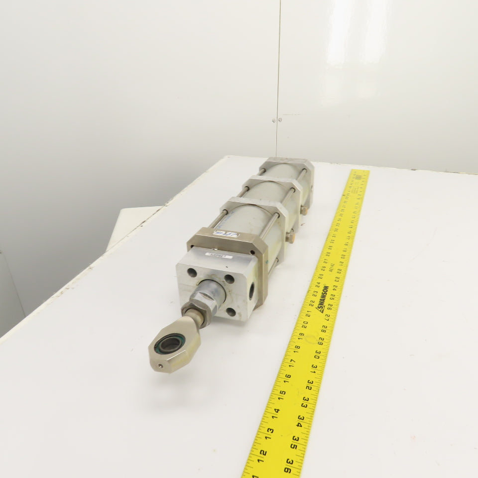Savair 92-200-25-1200 Multi-Stage Air Cylinder 100mm Bore 64mm Stroke