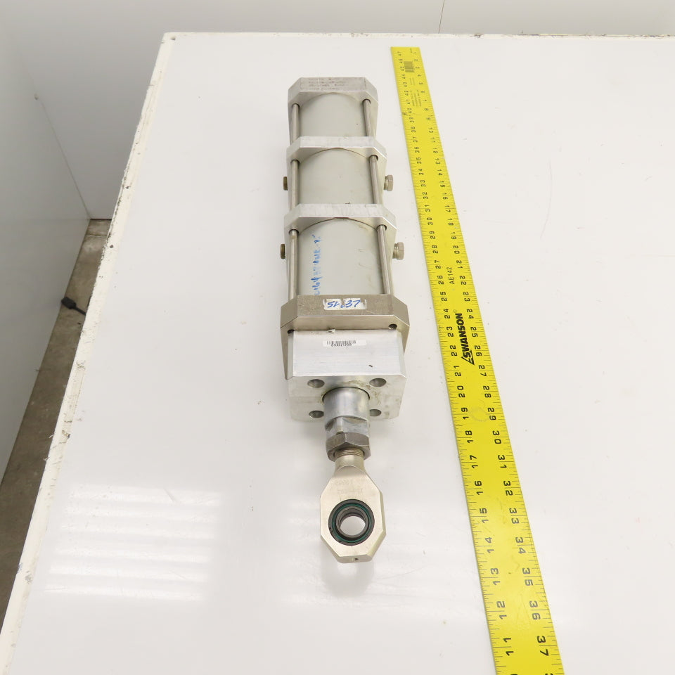 Savair 92-200-25-1200 Multi-Stage Air Cylinder 100mm Bore 64mm Stroke