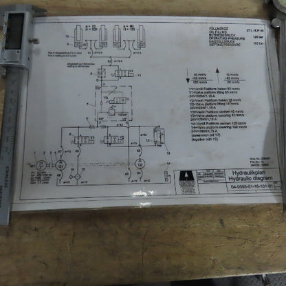Laweco 04-0585-02-02 2.2kW 27 Liter Hydraulic Power Unit 400V 50HZ W/ OF000716